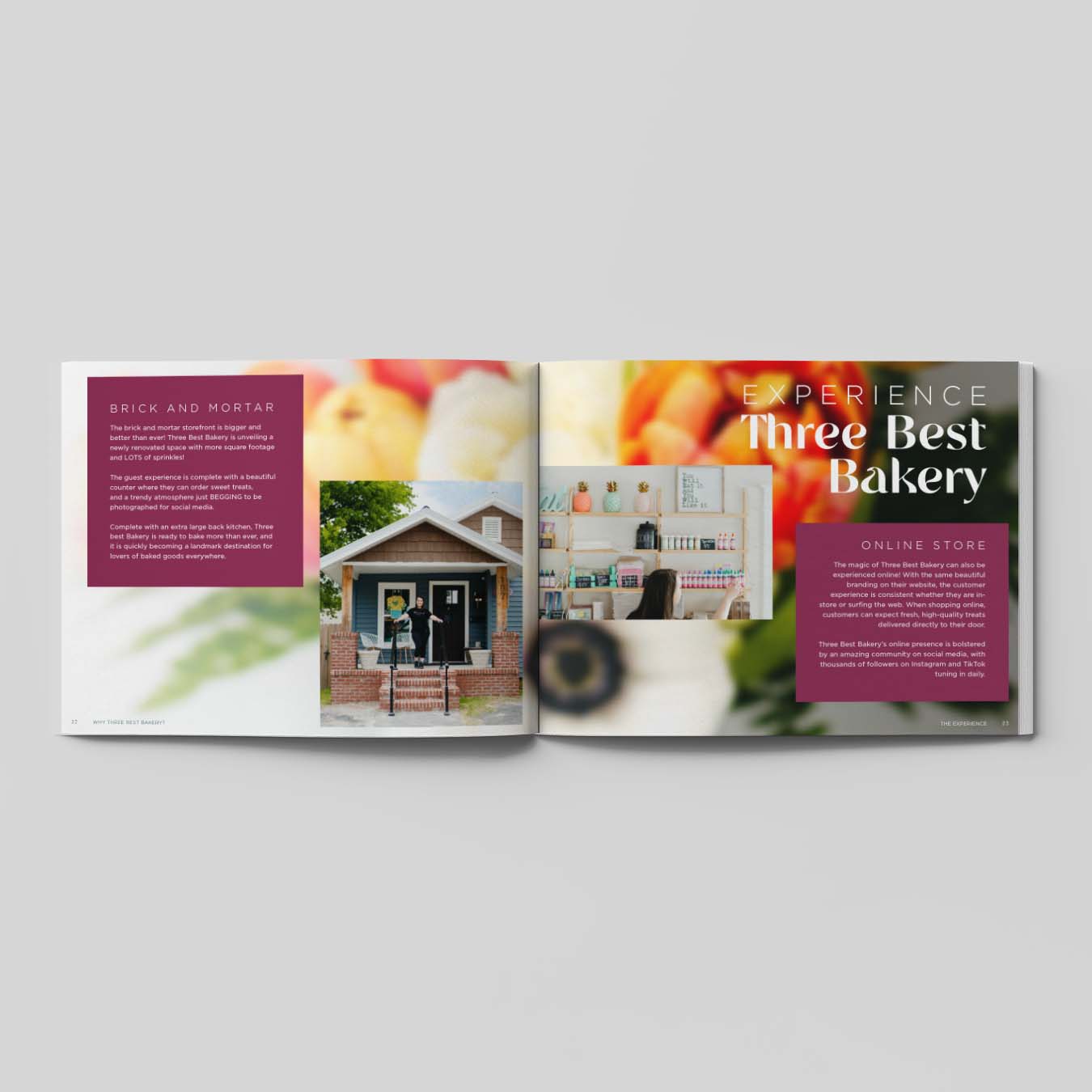 Three Best Bakery Brand Book